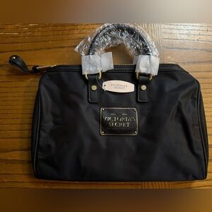 Victoria's Secret Black Tote with Gold Details